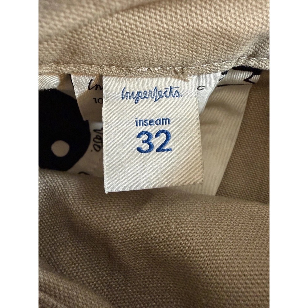 New Imperfects Courier Pants OG Fit 34X32 Badlands Beige Utility Canvas NWT - Picture 15 of 16